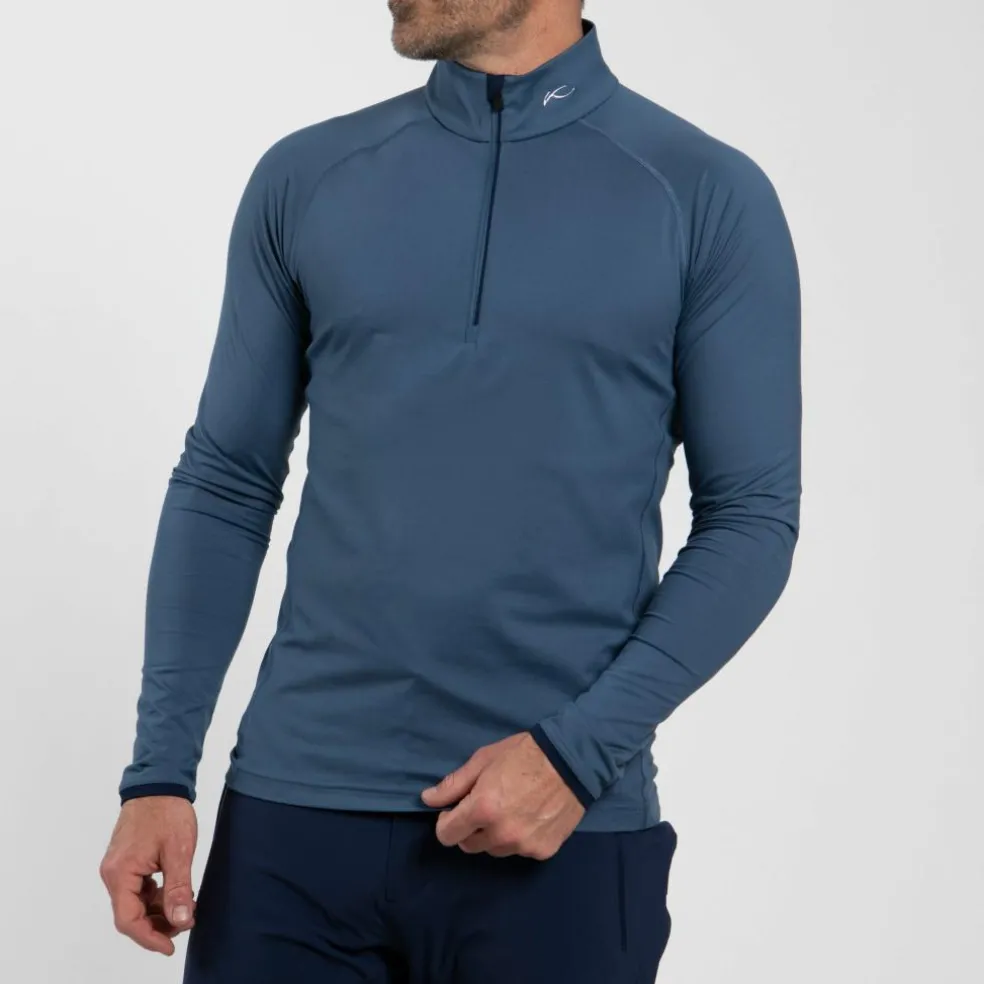 Kjus Feel Half-Zip skipully heren admiral blue navy