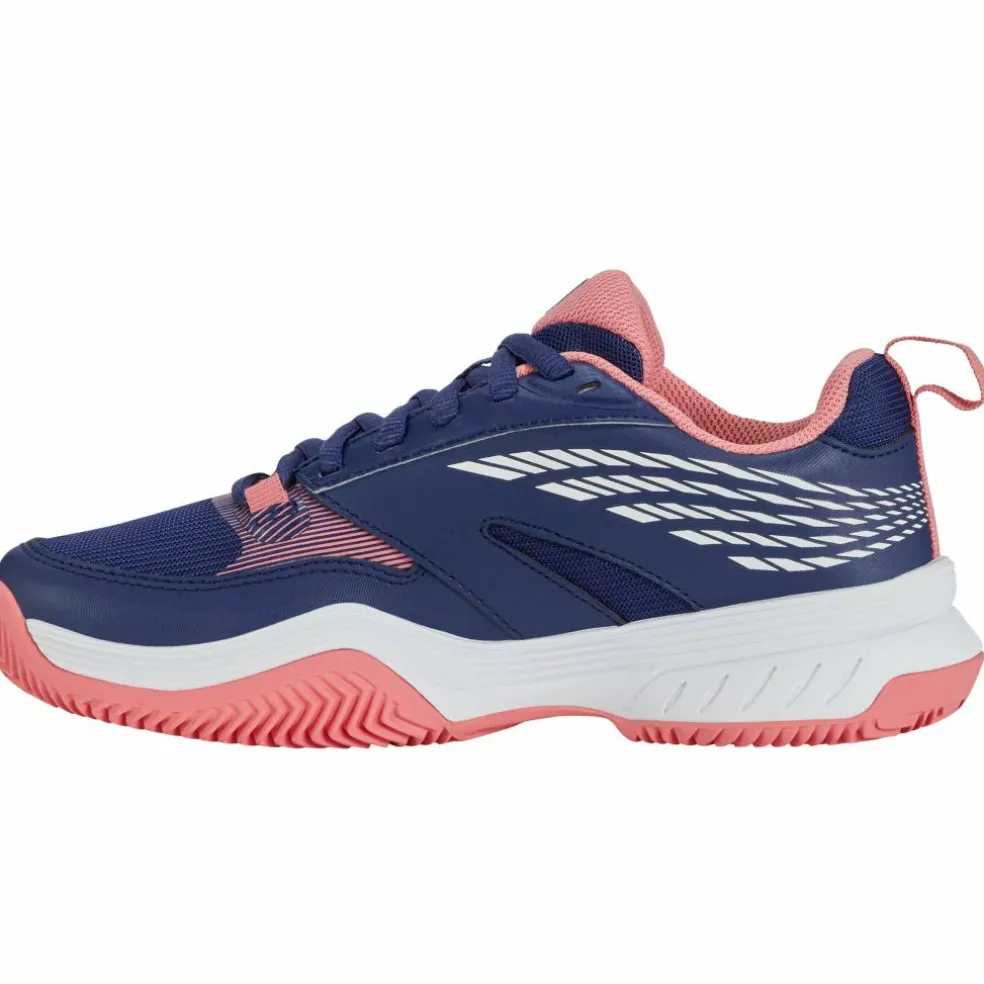 K-Swiss SpeedEx HB padelschoenen dames estate blue white strawberry ice