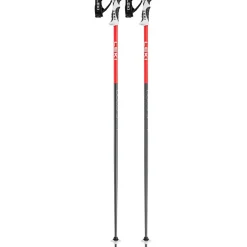 Leki Bold S skistokken dark anthracite bright  red white