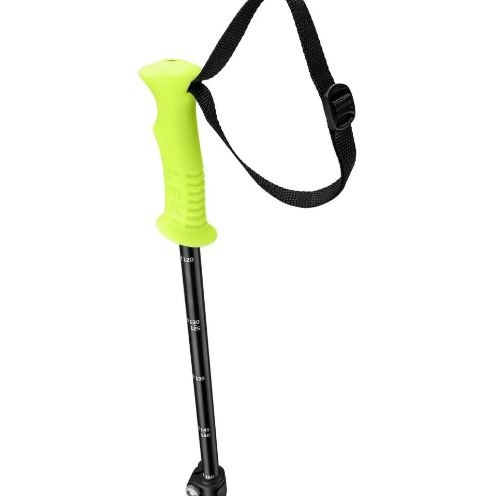 Leki Rider Vario skistokken junior neon yellow black - 85 - 105 cm