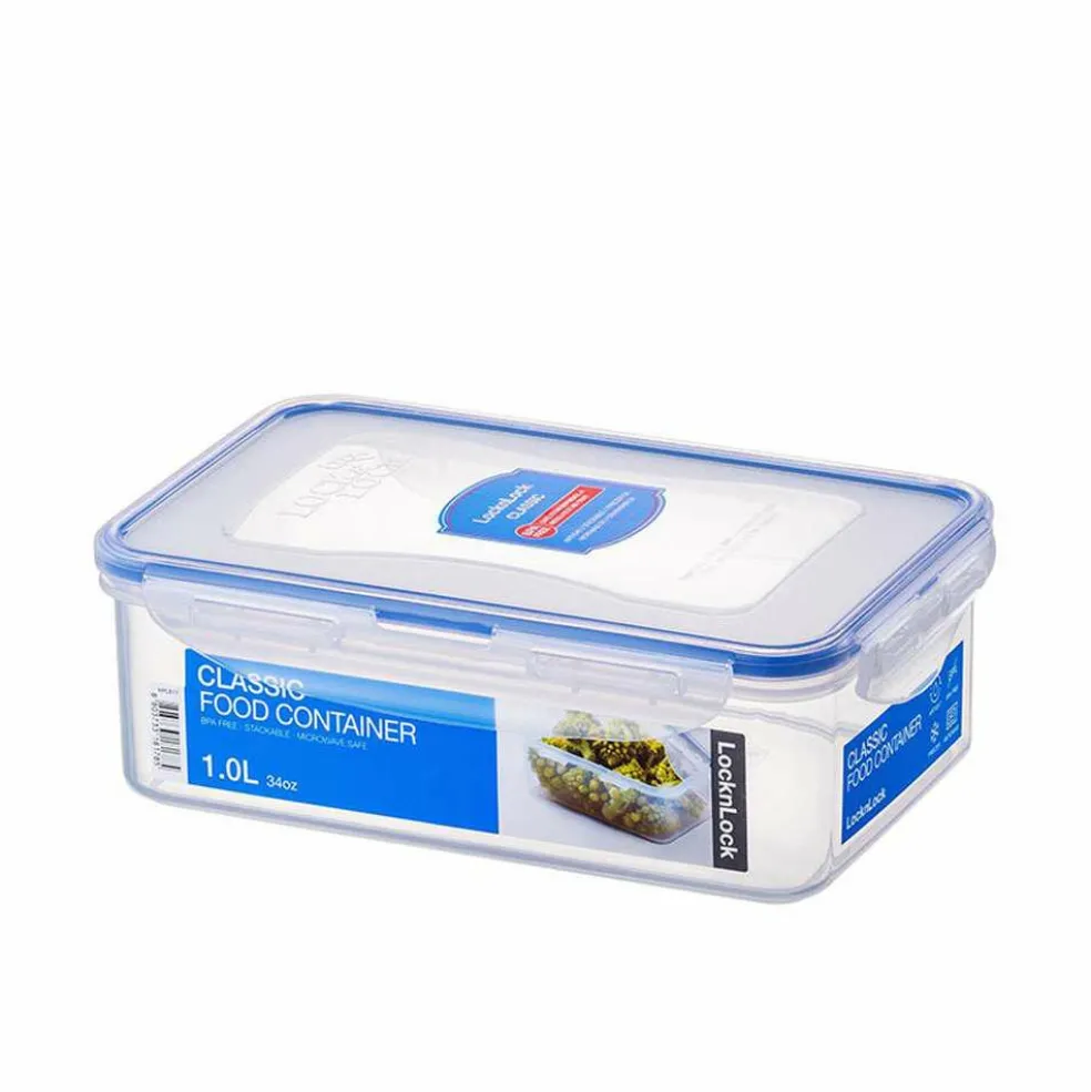 Lock & Lock Basic vershouddoos 1 liter transparant