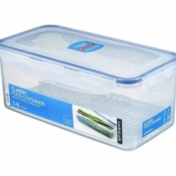 Lock & Lock  Hoge vershouddoos met tray 3,4 liter transparant