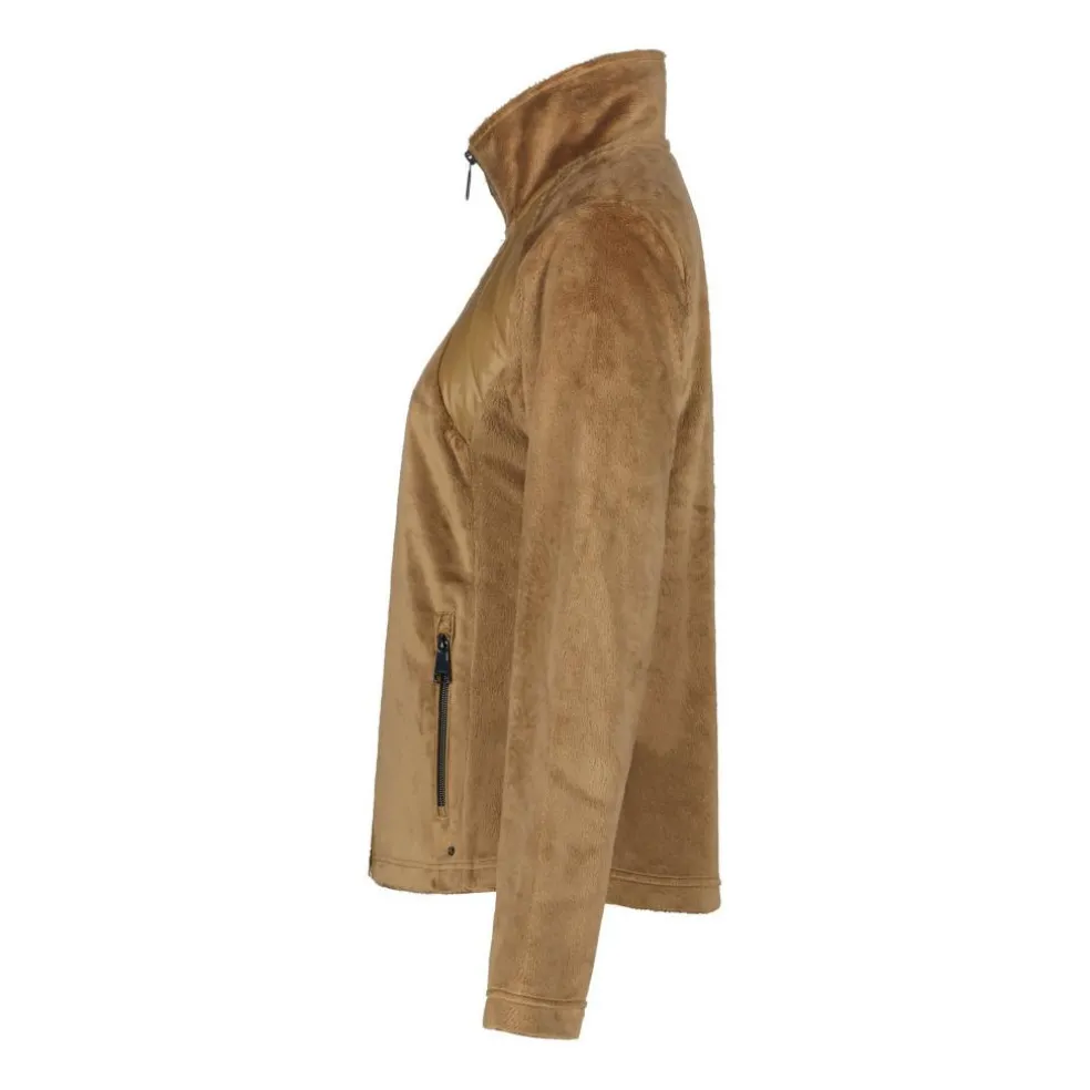 Luhta Altovaara fleece vest dames brown
