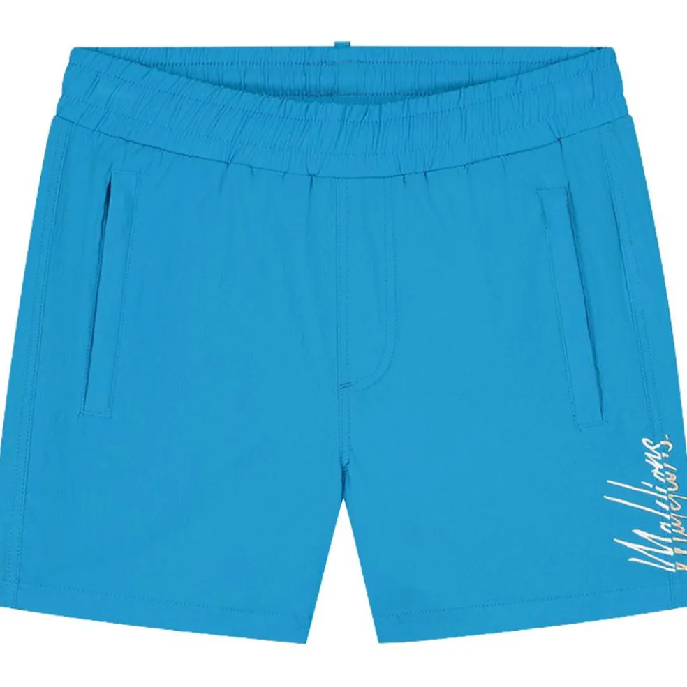Malelions Split zwembroek junior aqua blue