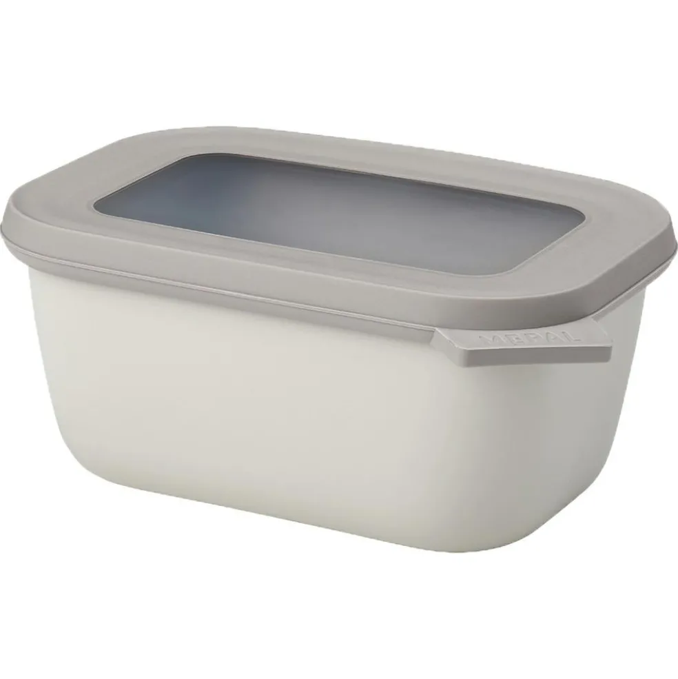 Mepal Cirqula multikom vershouddoos rechthoekig 750 ml nordic white