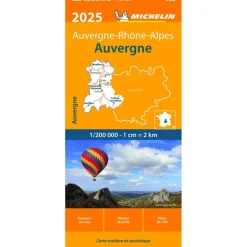 Michelin 522 Auvergne wegenkaart 2025