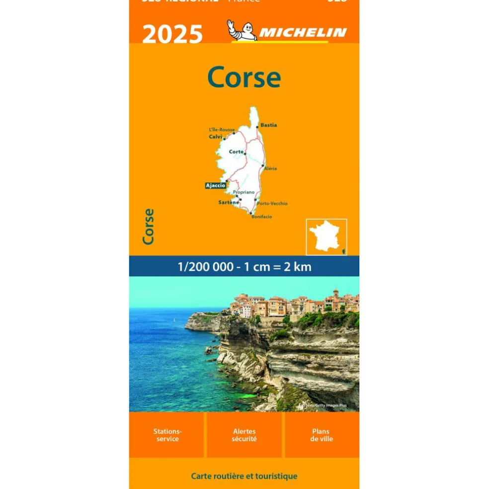 Michelin 528 Corsica wegenkaart 2025