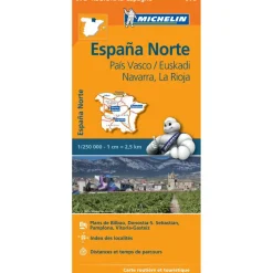 Michelin 573 Noord-Spanje País Vasco Navarra wegenkaart