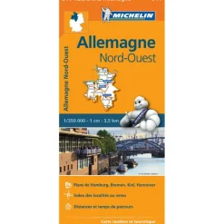Michelin 541 Noordwest-Duitsland wegenkaart