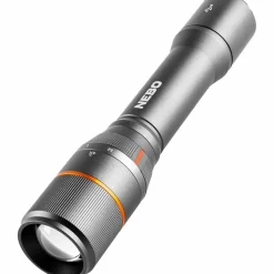 Nebo Davinci 2000 oplaadbare zaklamp grijs