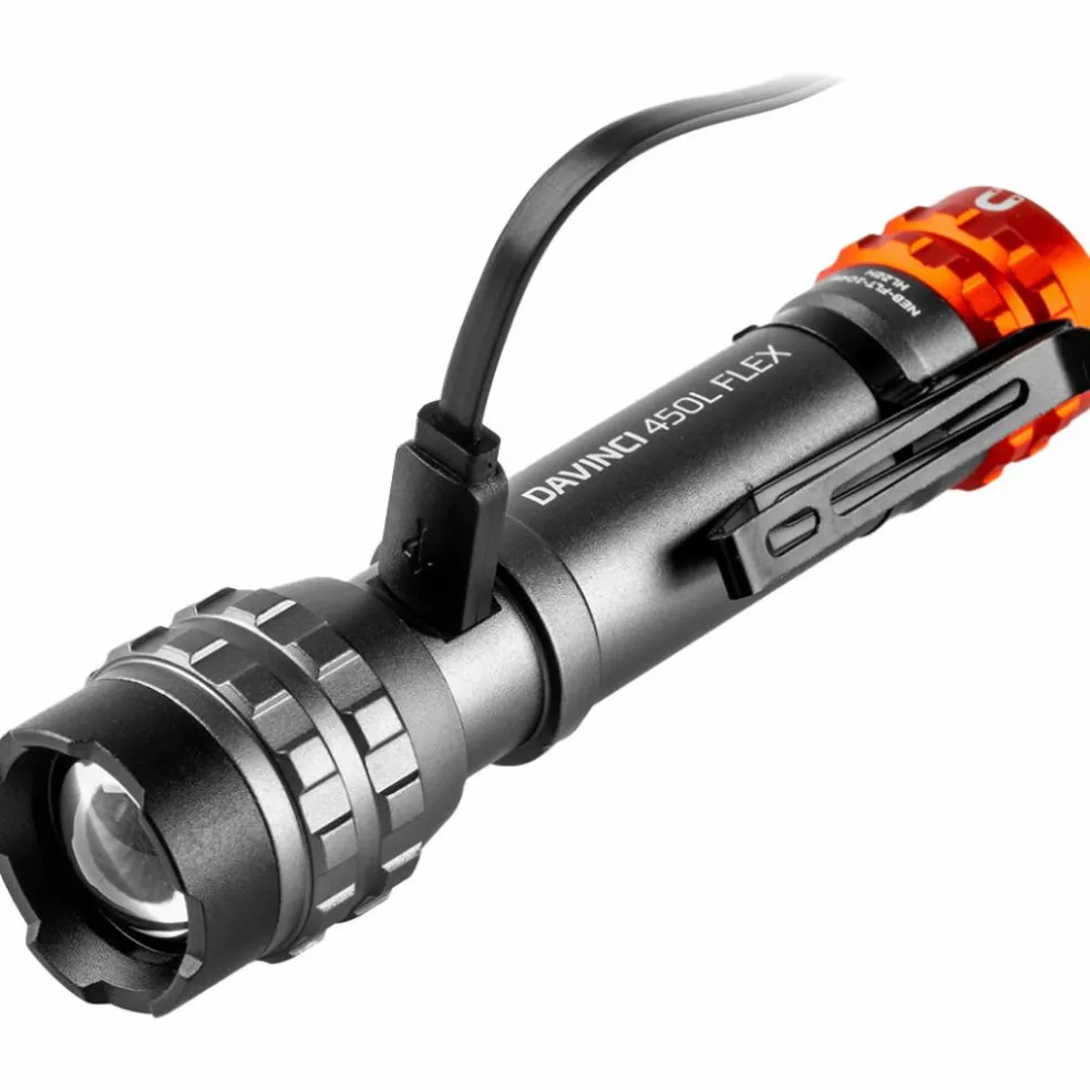 Nebo 450L Flex oplaadbare zaklamp grijs