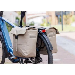 New Looxs  Leeds Double fietstas 38 liter taupe