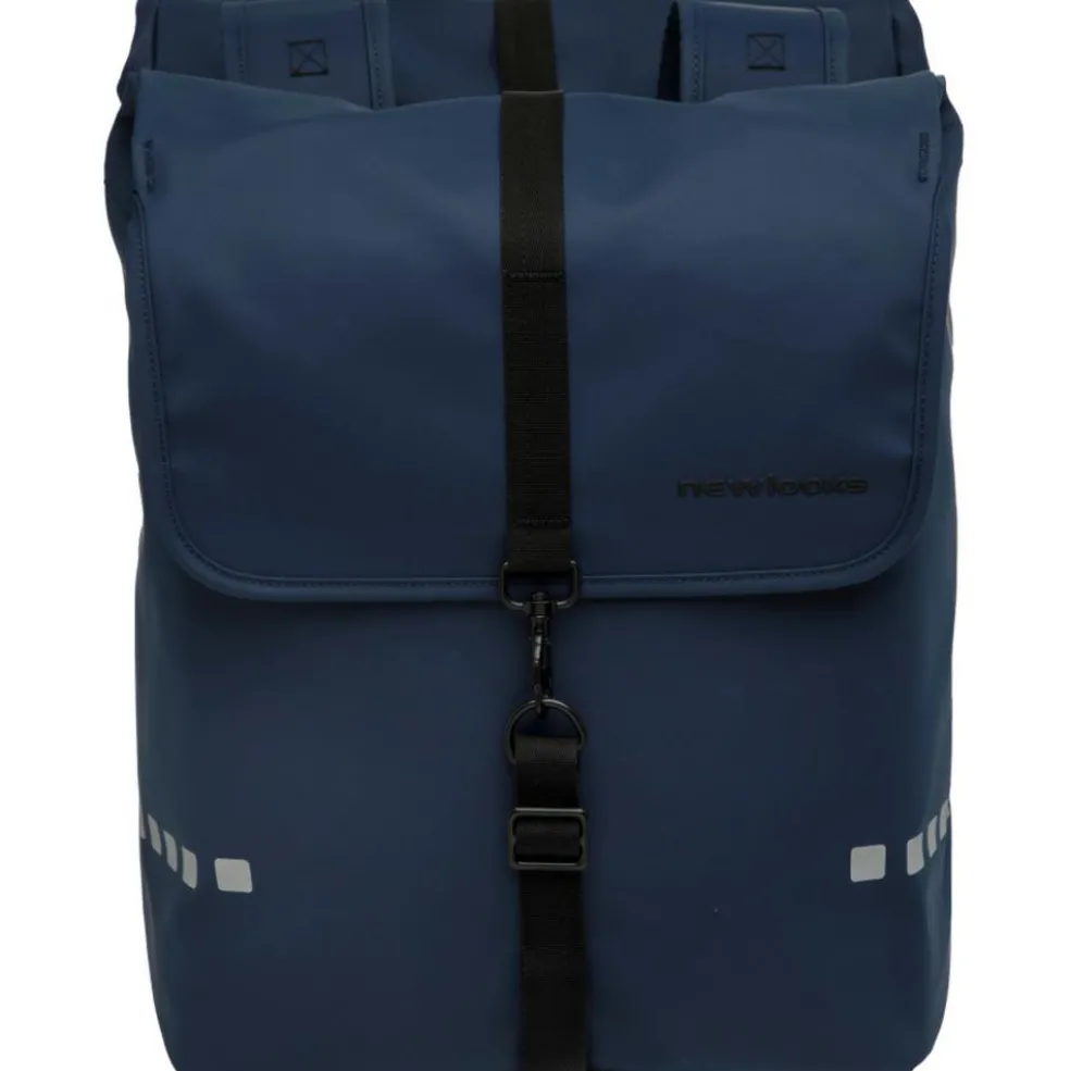 New Looxs Odense Double fietstas 39 liter dark blue