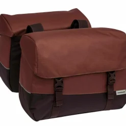 New Looxs Oslo Joli Double fietstas 37 liter burgundy rust