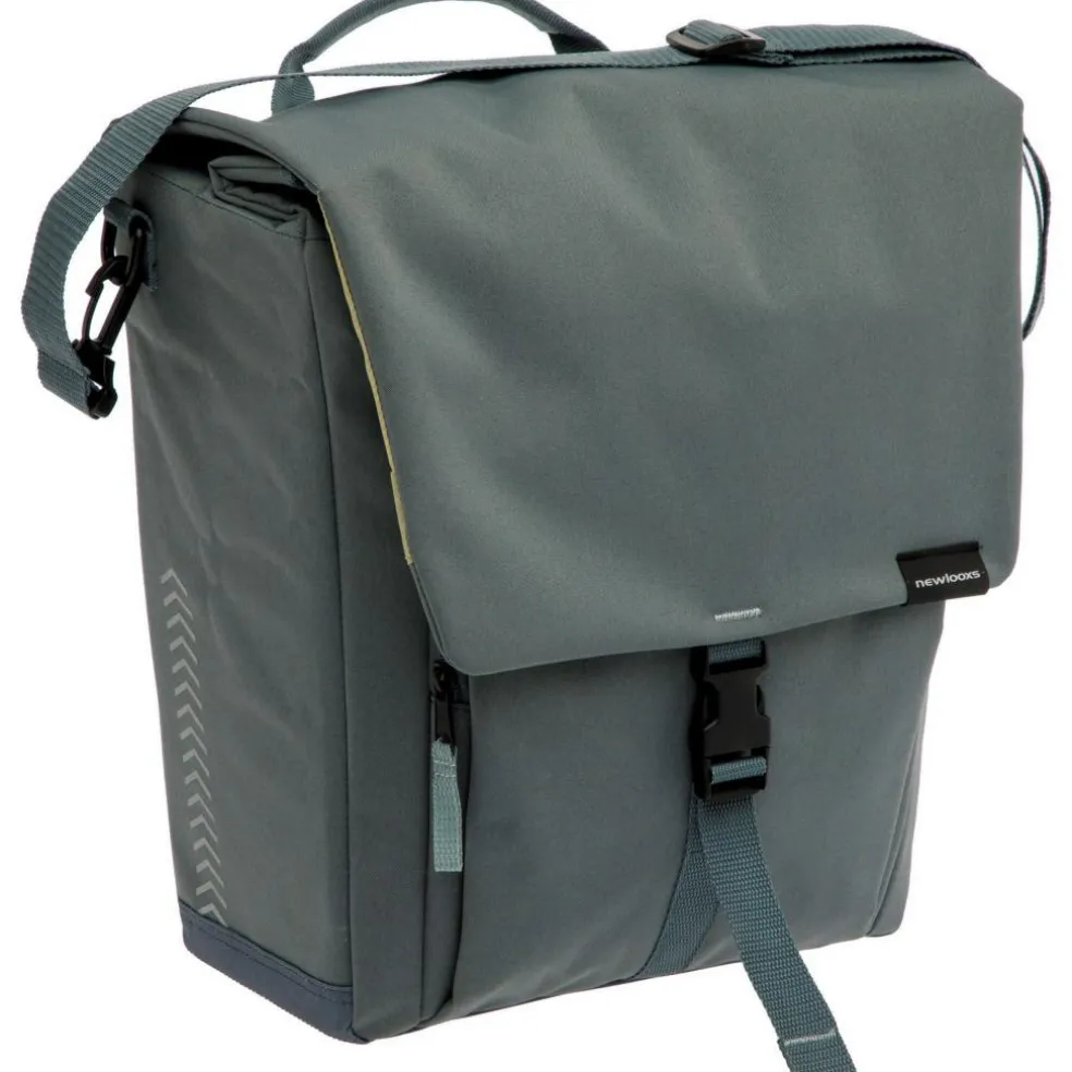 New Looxs Tulum Single fietstas 16 liter grey green