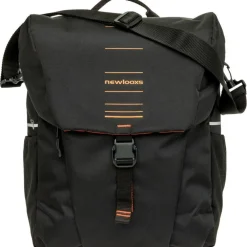 New Looxs Vigo Single fietstas 20 liter black orange