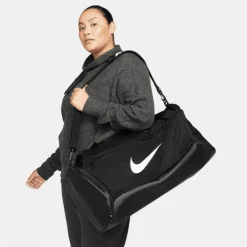 Nike Brasilia 9.5 Duffel sporttas black white