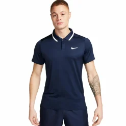 Nike Court Advantage tennispolo heren obsidian white