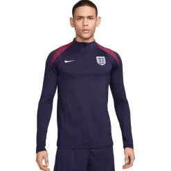 Nike Engeland Strike Dri-FIT trainingsshirt heren purple ink rosewood white