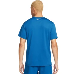 Nike Miler Flash Dri-FIT UV hardloopshirt heren court  blue reflective silver