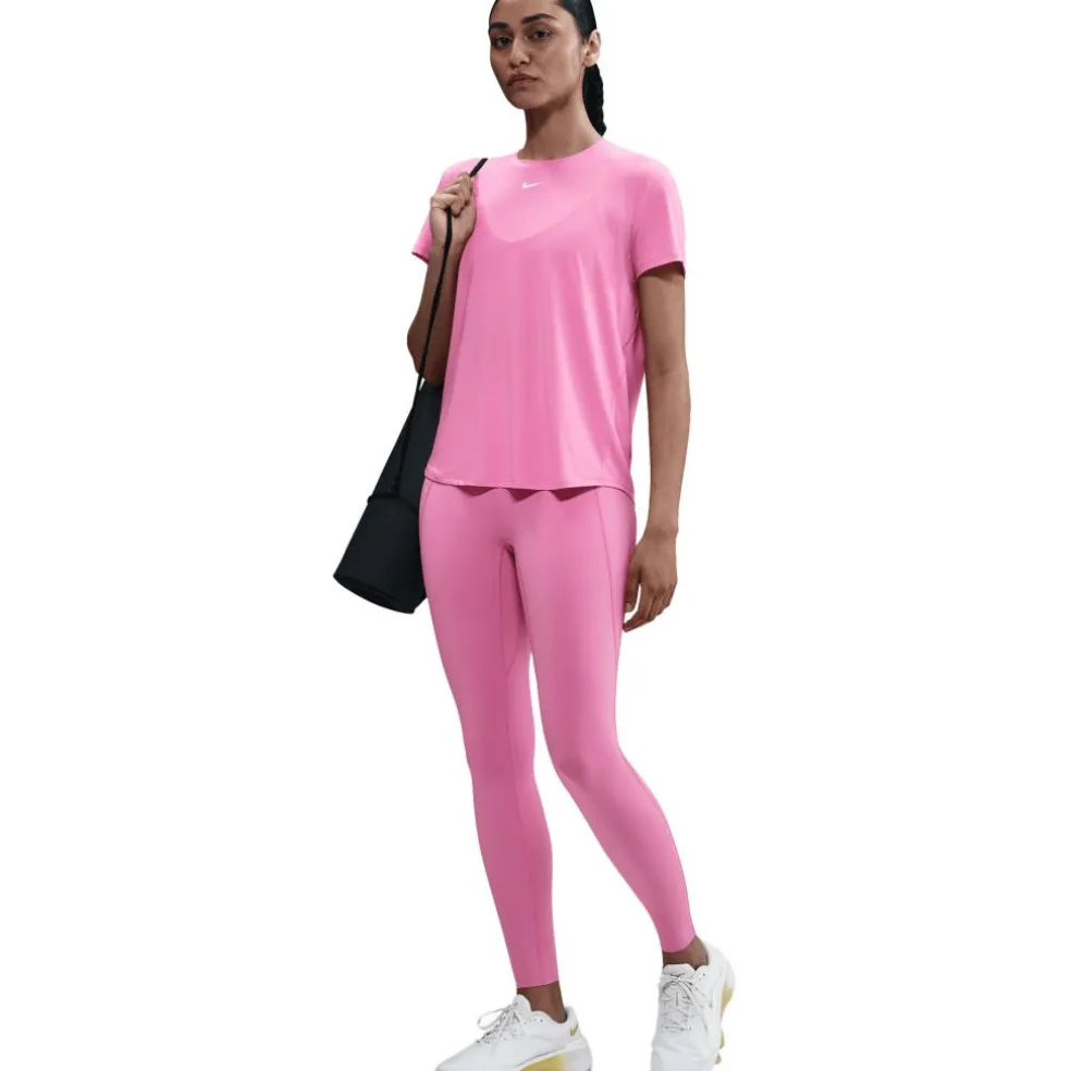 Nike One Classic shirt dames playful pink white