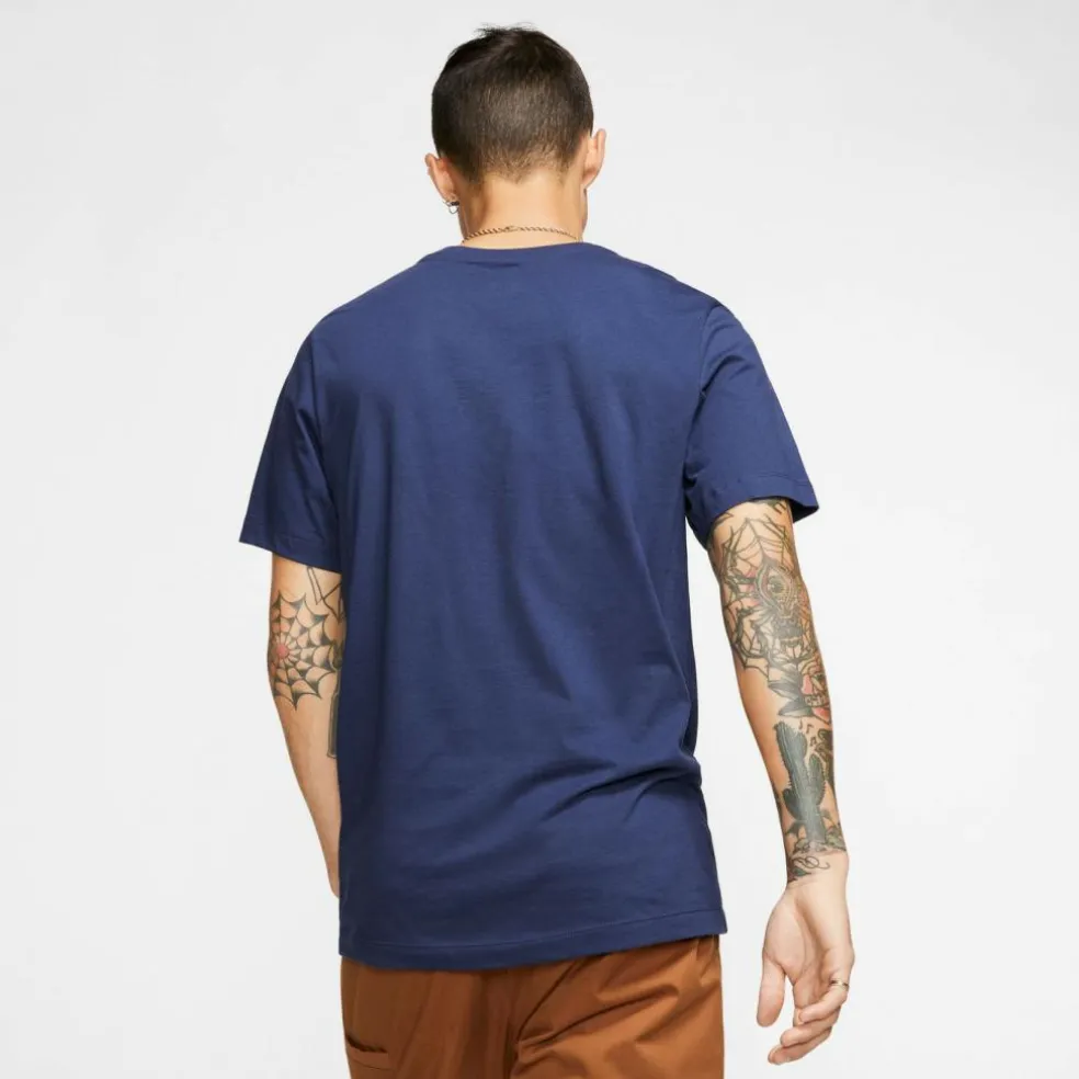 Nike Sportswear Club shirt heren midnight navy white