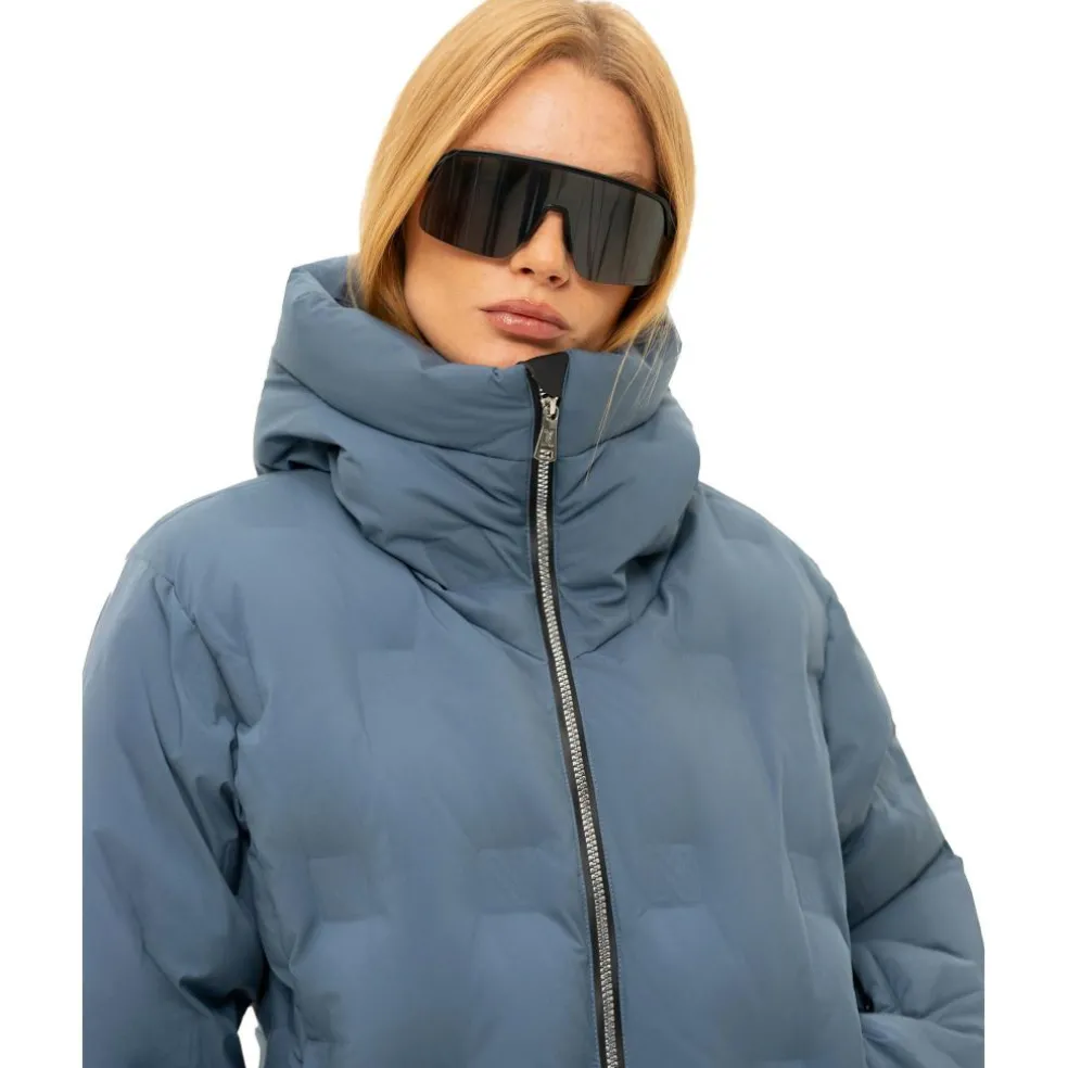 NIKKIE Newport N winterjas dames dusty blue