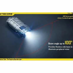 Nitecore Tube V2.0 zaklamp blue