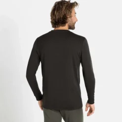 ODLO Natural 100 Merino Warm LS thermoshirt heren black