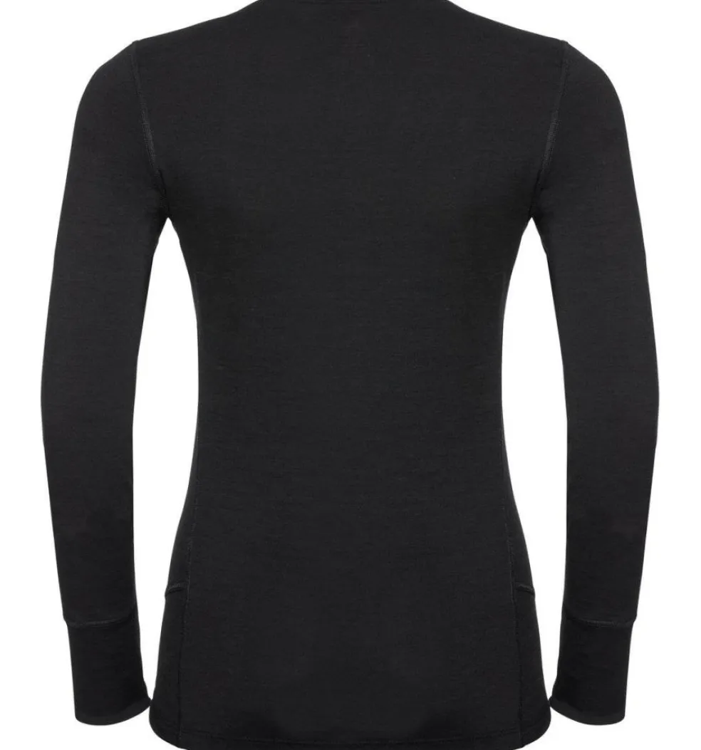 ODLO Natural 100 Merino Warm LS thermoshirt dames black