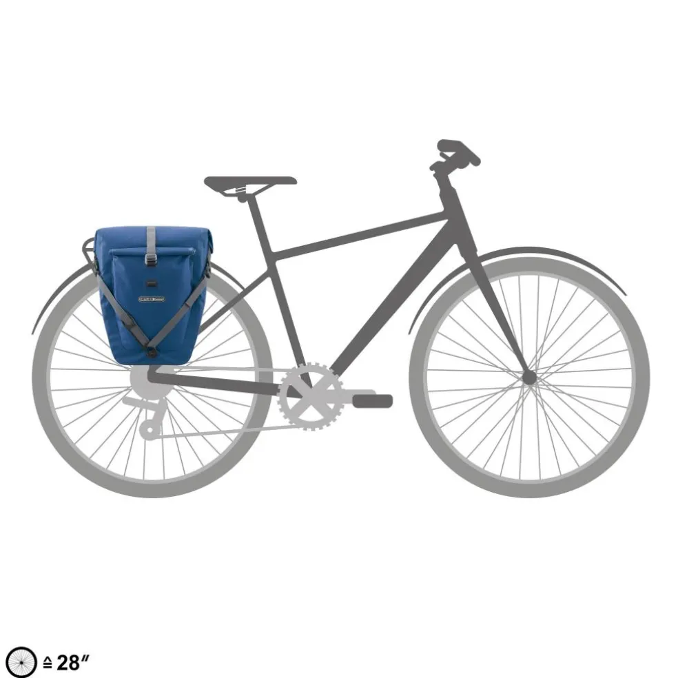 Ortlieb Back-Roller Plus QL2.2 23 liter fietstas denim