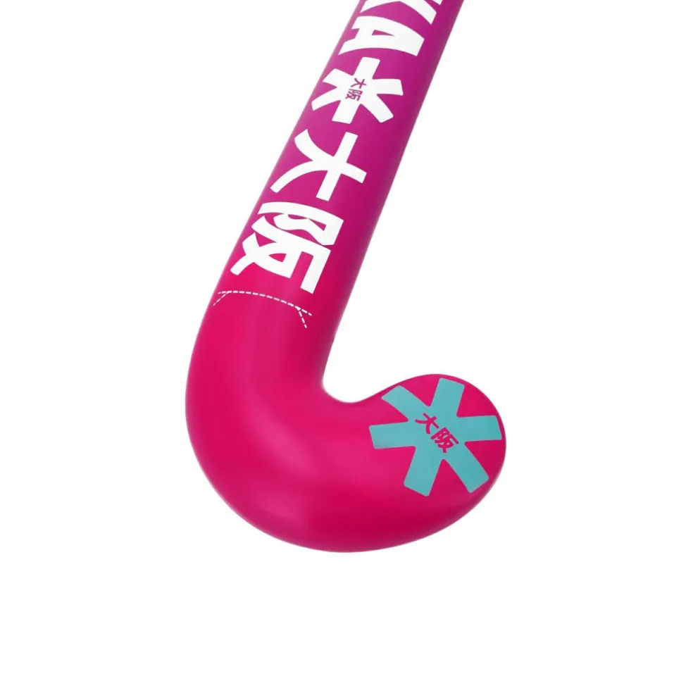 Osaka Mid Bow GF hockeystick junior blue berry gradient
