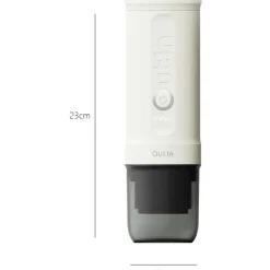 OutIn Nano draagbare espressomachine pearl white