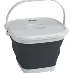 Outwell Collaps opvouwbare emmer vierkant met deksel 9 liter navy night