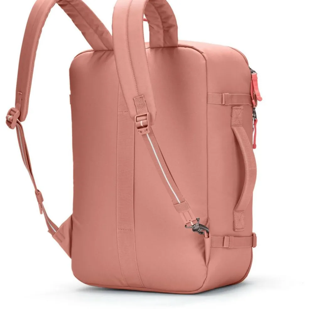 PacSafe GO Anti Theft Carry On rugzak 34 liter rose