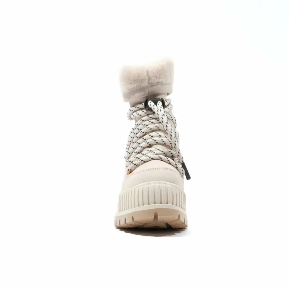 Palladium Pallashock Hiver schoenen dames almond milk