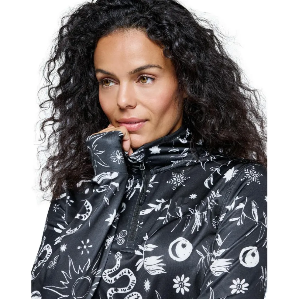 Poederbaas CL skipully dames black multi