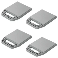 ProPlus Onderlegplaten voor caravansteunvoeten set van 4 stuks