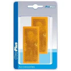 ProPlus Zelfklevende reflector 82 x 36 mm oranje  per 2 stuks