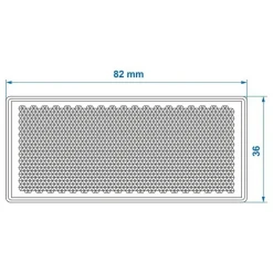 ProPlus Zelfklevende reflector 82 x 36 mm oranje  per 2 stuks