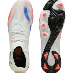 Puma Future 8 Match FG - AG voetbalschoenen PUMA white PUMA black glowing red
