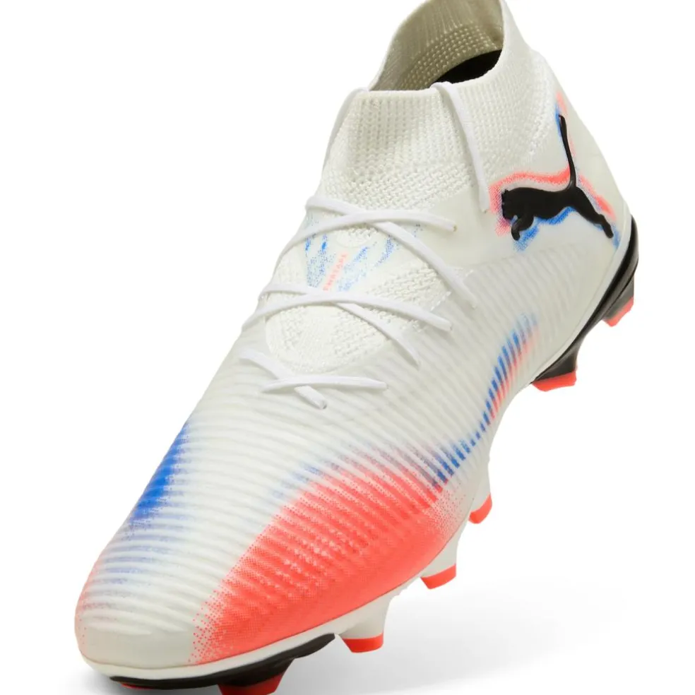 Puma Future 8 Pro FG - AG voetbalschoenen PUMA white PUMA black glowing red