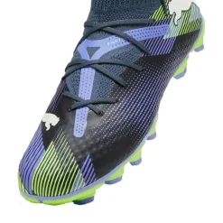 Puma FUTURE 7 PRO FG AG voetbalschoenen junior grey skies puma white fizzy apple