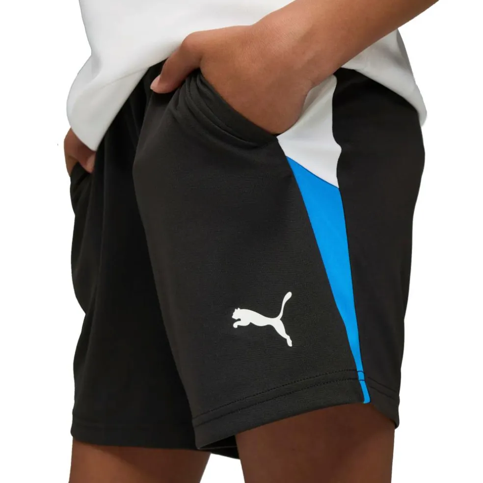 Puma IndividualLIGA voetbalbroekje junior PUMA black PUMA white ultra blue