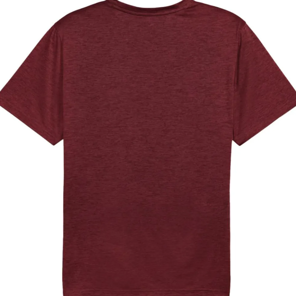 Puma TAD ESSENTIALS shirt heren ruby shimmer heather