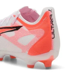 Puma ULTRA 5 PRO FG AG voetbalschoenen heren PUMA white PUMA black glowing red