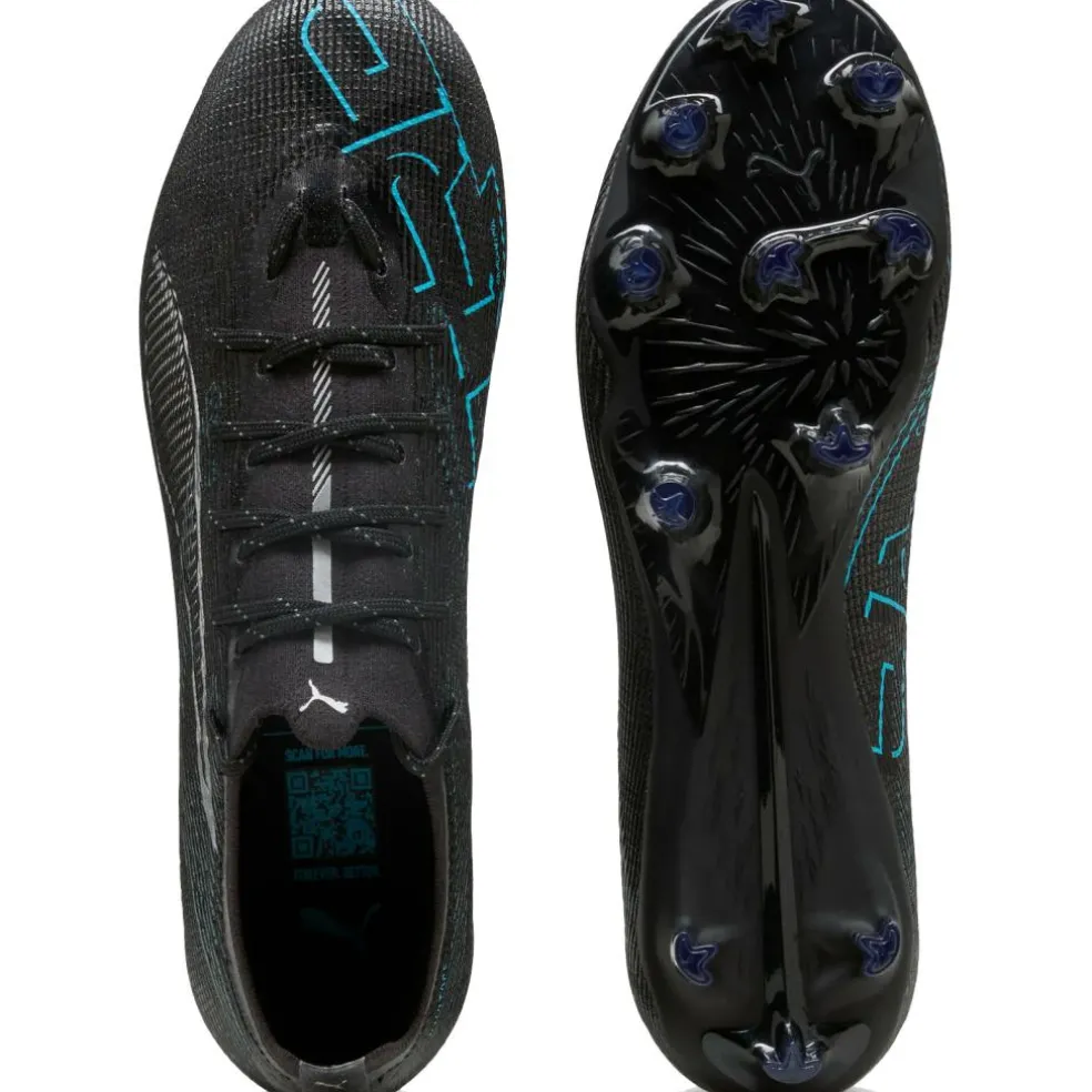 Puma ULTRA 5 PRO FG AG voetbalschoenen heren PUMA black PUMA silver bright aqua