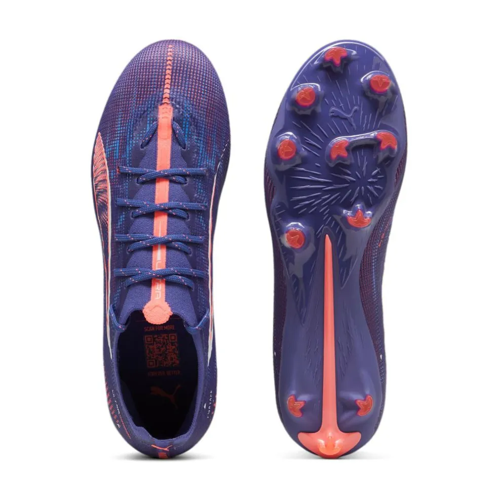 Puma ULTRA 5 PRO FG AG voetbalschoenen heren lapis lazuli PUMA white sunset glow