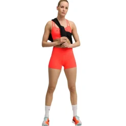 Puma x HYROX sportlegging dames glowing red