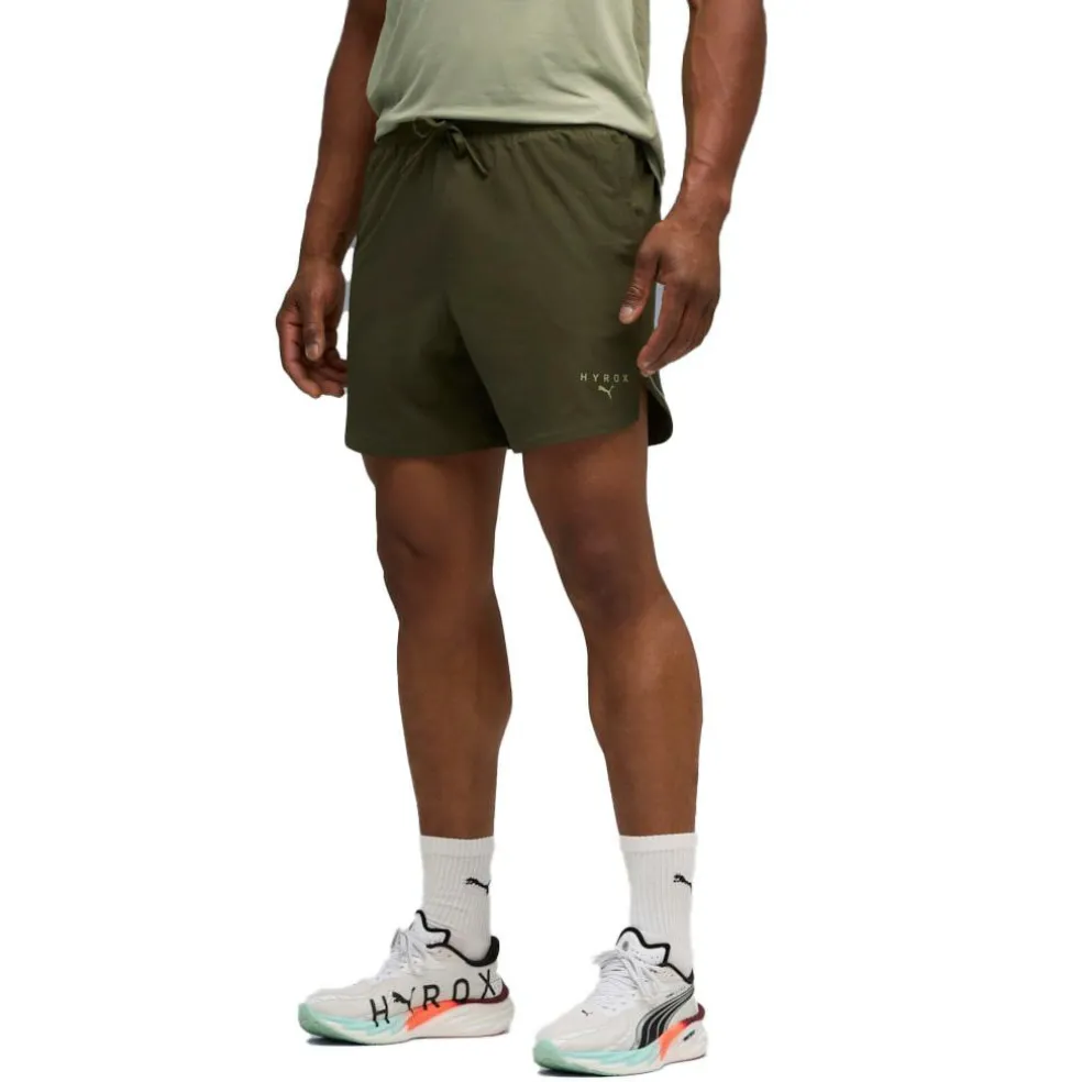 Puma x HYROX ULTRAWEAVE short heren dark olive